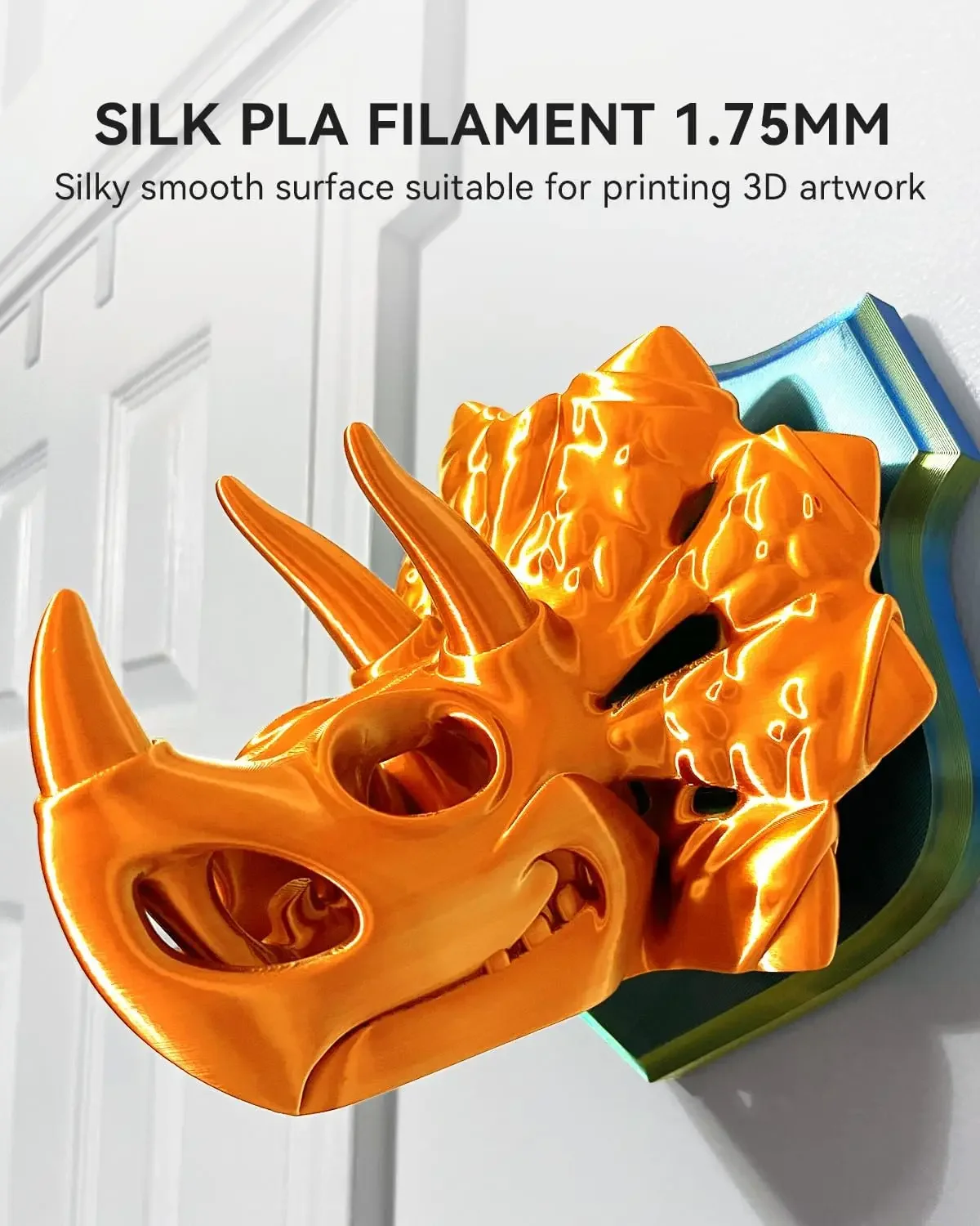 SUNLU Silk PLA PLUS Filament 3D 1,75 mm Wielokolorowy, Wysoki Połysk, Gładka Jedwabista Powierzchnia, PLA Silk do Większości Drukarek 3D FDM, 3 kg — zdjęcie produktu 3