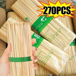 15/20/25/30cm Bamboo Skewer Sticks Food Grade Bamboo Stick for Kitchen Barbecue Fruit Fried Disposable Nature Wood Long Stick