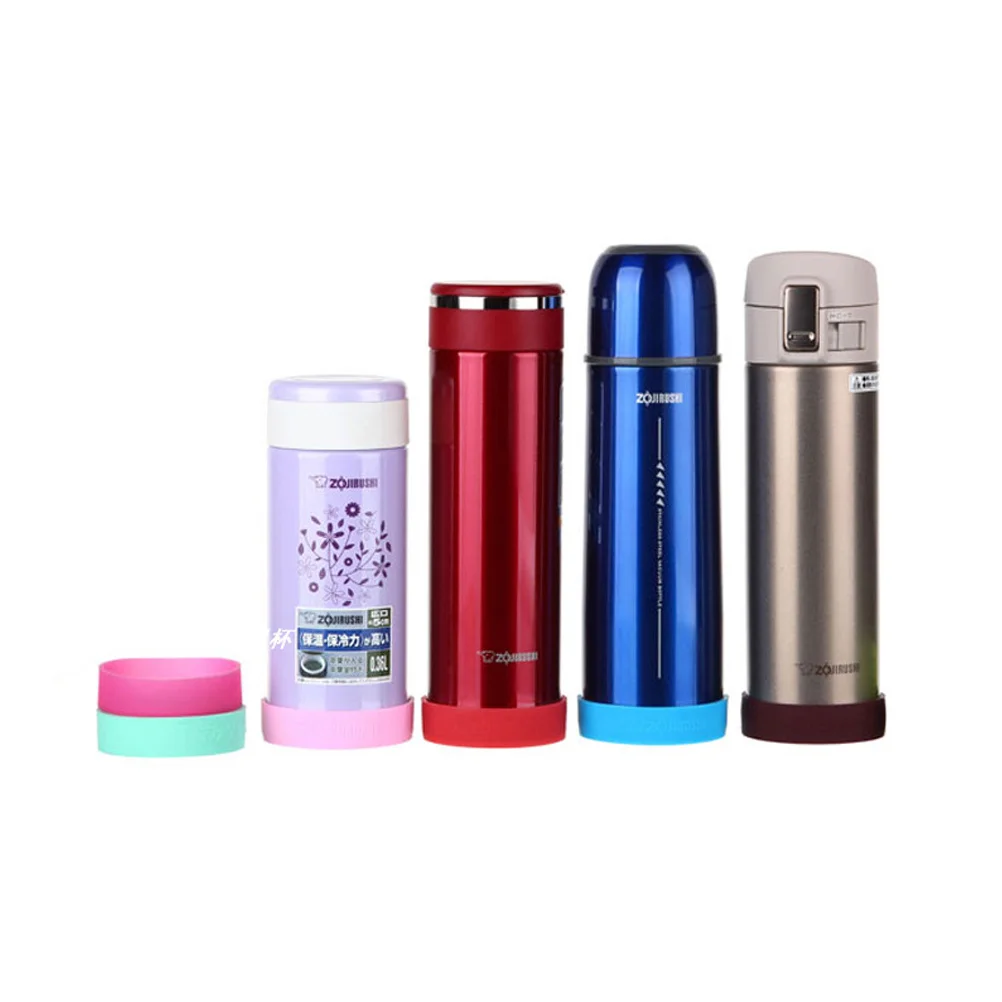 

5Pcs Heat Resistant Silicone Protective Sleeve for Glassware Non Slip Grip Bottle Cover Outdoor Sports Gym Use Multi Colored