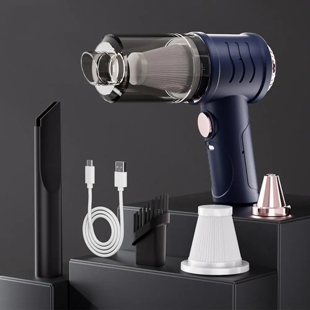 Handheld Vacuum Cleaner Powerful Suction Wireless Mini Car Vacuum USB Rechargeable Car Vacuum Cleaner with Ergonomic Handle