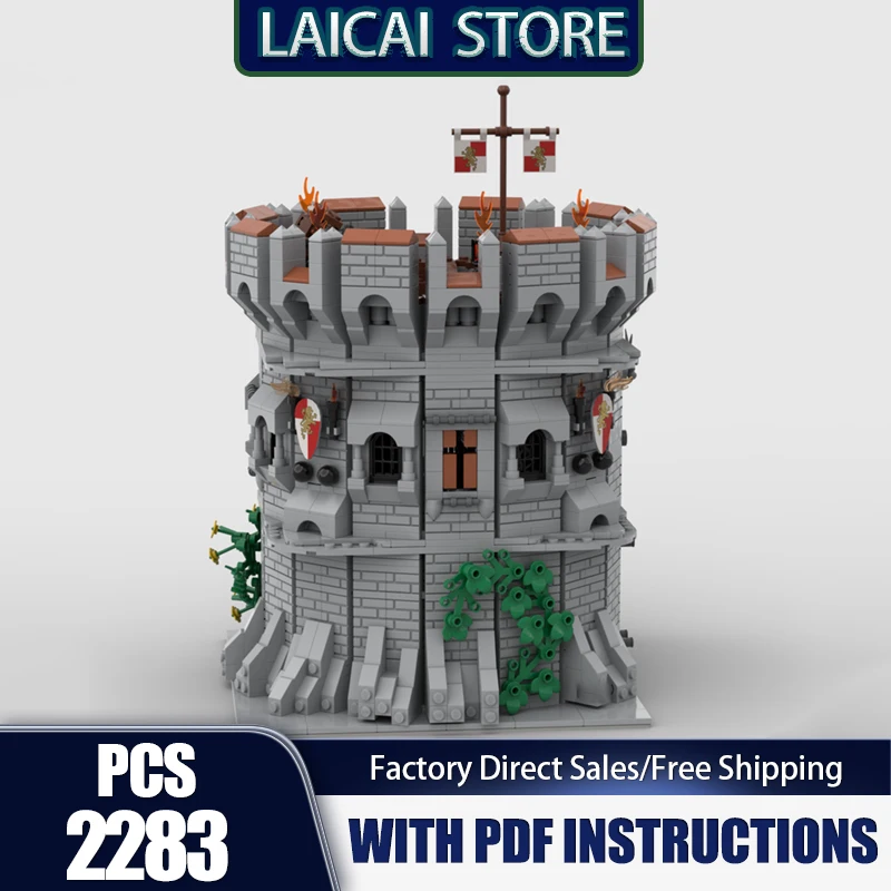

Modular City Building Model Moc Building Bricks Castle Tower Building Technology Modular Block Christmas DIY Toy Holiday Gifts