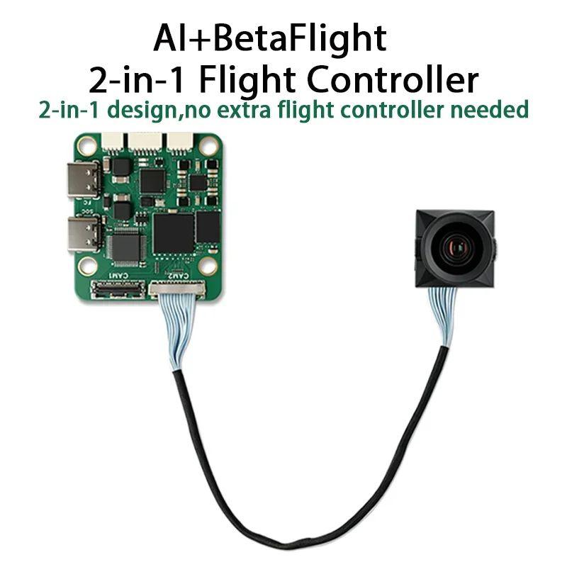 SkyDElAi-FC-2 AI Guidance Flight Controller, Open Source Betaflight Firmware FPV Fixed Wing Flight Controller