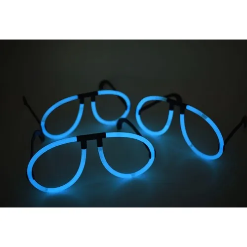 Aydınlı Glow in the dark Fluorescent Glow Stick Glasses Glow Glasses Blue Color