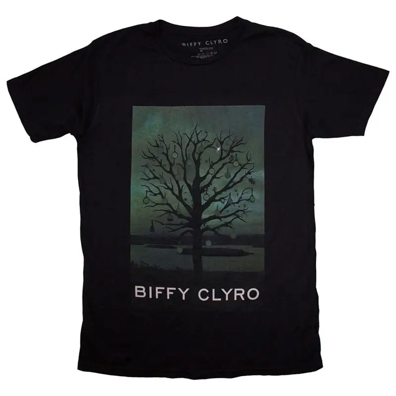 Черная футболка с логотипом Biffy Clyro Chandelier Band Черная футболка с логотипом Biffy Clyro Chandelier Band