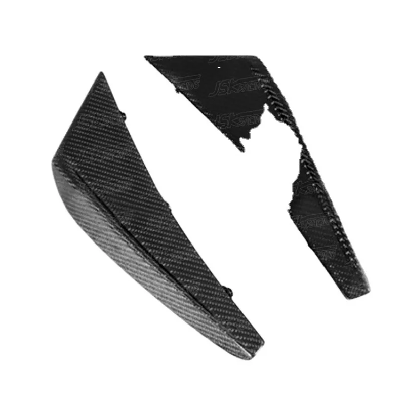 

JSKII STYLE CARBON FIBER FRONT BUMPER CANARDS For 2014-2022 LAMBO HURACAN LP610-4 LP580