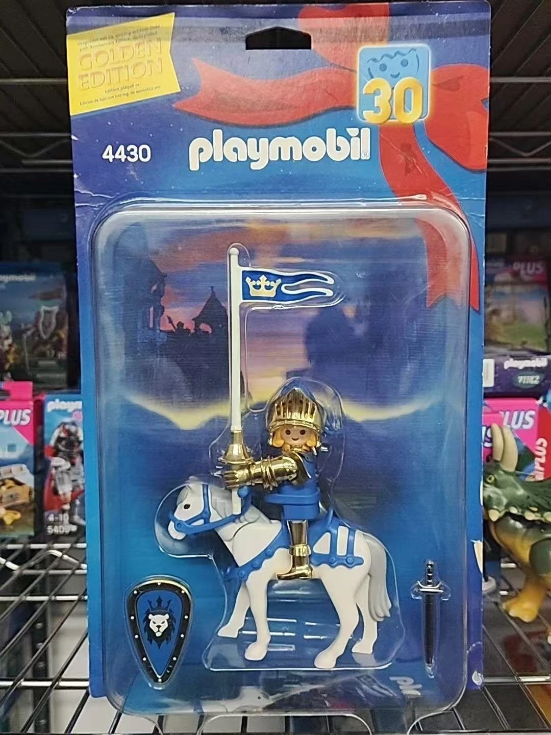 Vergriffenes Playmobil 4430 Knight 4767 Pirat 30. Jahrestag Gedenkmünze ungeöffnet Neu