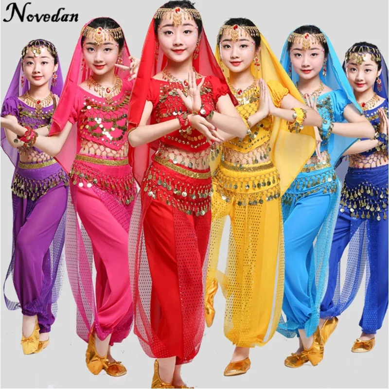 

Kids Child Belly Dance Costume Oriental Dance Costumes Belly Dance Dancer Clothes Bollywood Indian Dance Costumes For Kids Girls