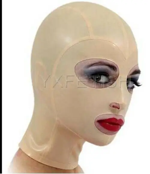 

Latex Rubber Gummi Transparent Hood Party Maske Cosplay S-XXL