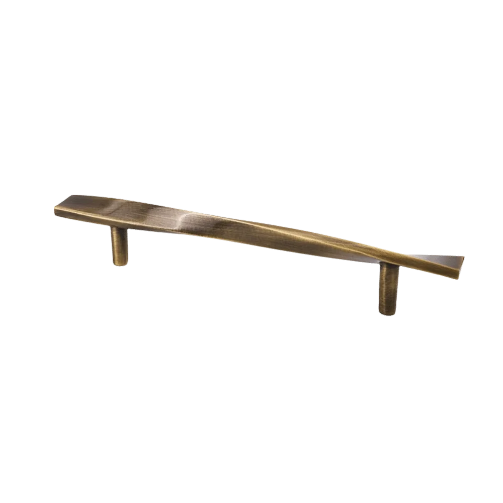Solid Brass Cabinet Pull Handles Matte Glaze Finish Matte Finish Drawer Knobs Ergonomic Handle Design Fingerprint Resistant