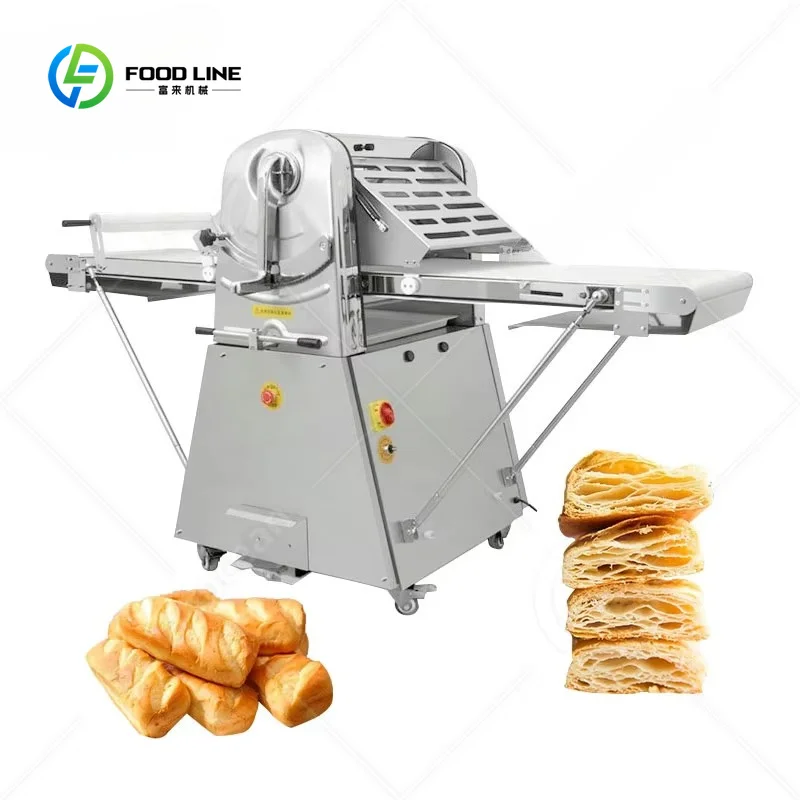 Customized Commercial Bake Equipment Somerset Laminadora De Masa Puff Pastry Sheeter Laminating Croissant Dough