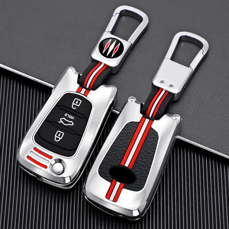 Car Key Case For Kia Sportage Rio 3 Soul Optima Ceed Pro K5 K2 Pride For Hyundai i20 i30 ix20 ix35 Elantra Accent Shell Cover