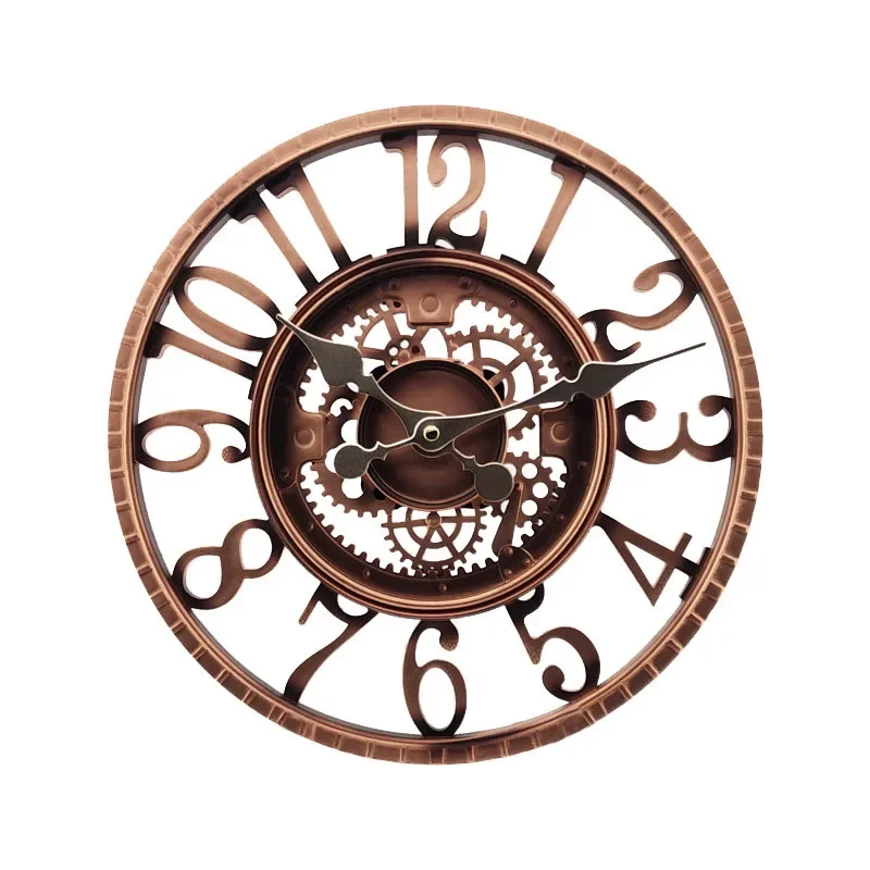 European Fashion Wall Clocks Living Room Digital Luxury Vintage Restaurant Wall Watch Aesthetic Modern Villa Horloge Home Decor