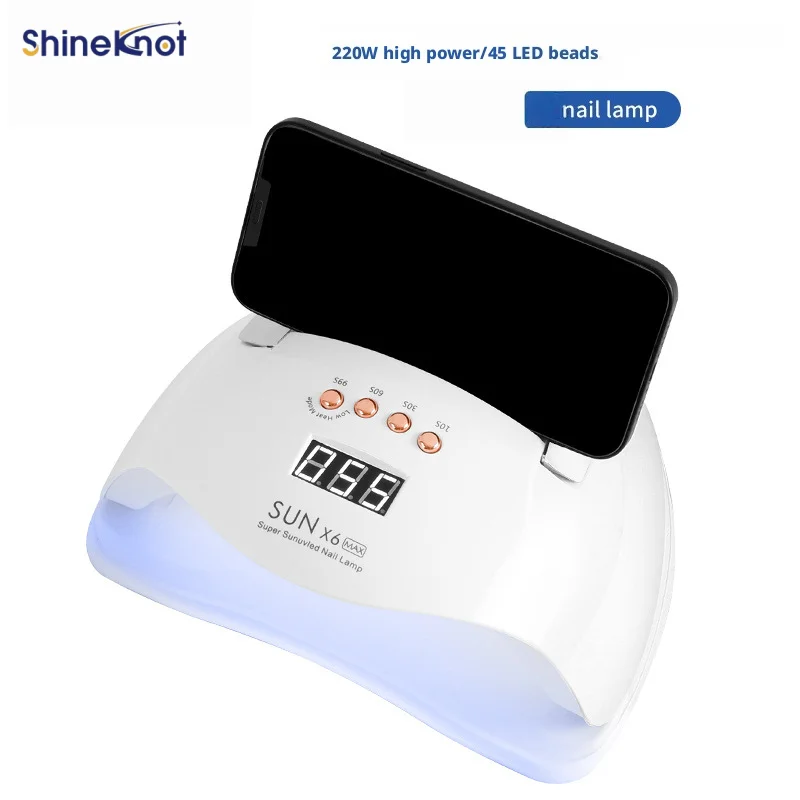 shineknot-220w-ハイパワーネイル-uv-ランプ-4-スピードタイマー-スマート赤外線センサー-プラグイン-uv-ジェル硬化ランプ-デュアル-led-光源
