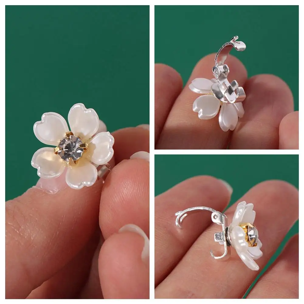10pcs Dread Locks Flower Decor Hair Ring Metal Cuff Headwear Dreadlocks Beads Hair Braiding Dirty Braids Hair Braid Rings Clips