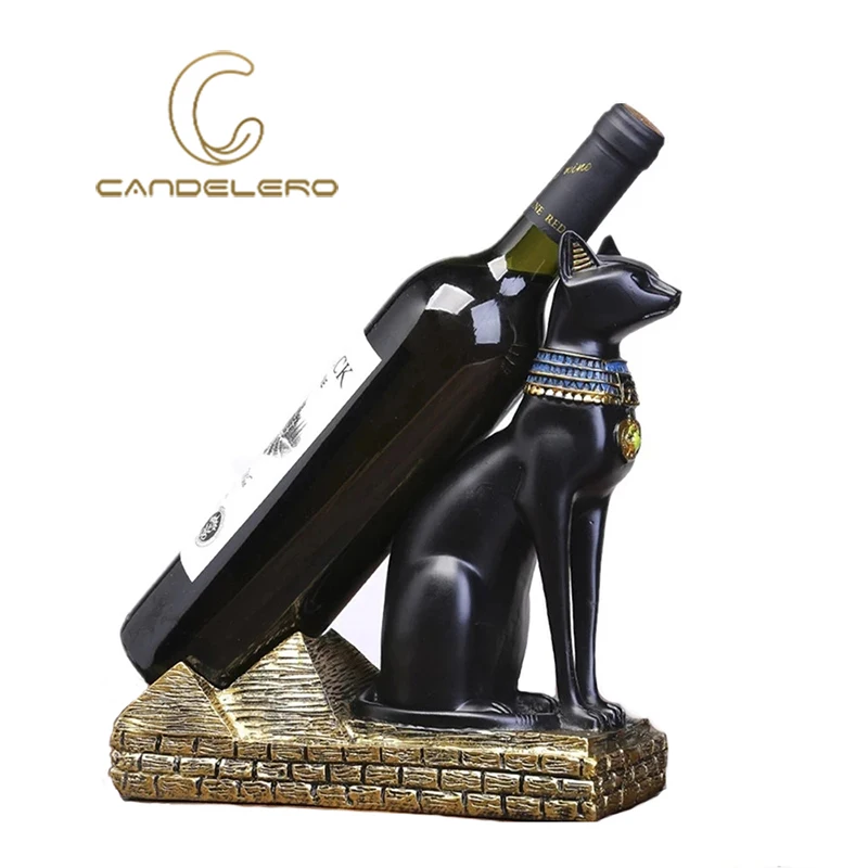 

Wine Rack Display Home Kitchen Bar Cabinets Table Basement Pantry Living Room Wine stand Bottle Holder Cabinet Rack Anubis Resin