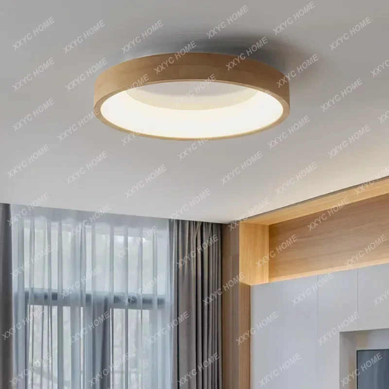 

Modern Led Solid Wood Ceiling Lamps Nordic Corridor Aisle Balcony Bedroom Bathroom Living Room Light Decoration Indoor Lighting