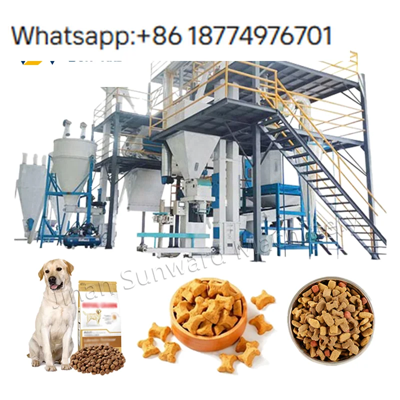 2026 New Model Twin Screw Dry Dog & Cat Food Extruder Machines Full Automatic Pet Food Production Line view 3