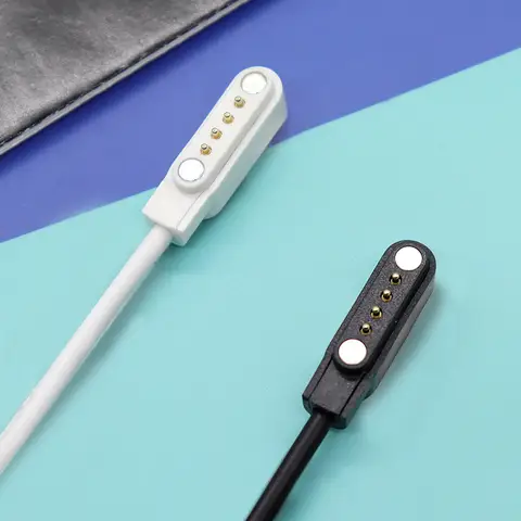 Cavo di ricarica a 4 pin da 7,62 mm per q100 q750 GT68 GT88 G3 KW18 Y3 KW88 Accessorio per smartwatch Cavo di ricarica magnetico