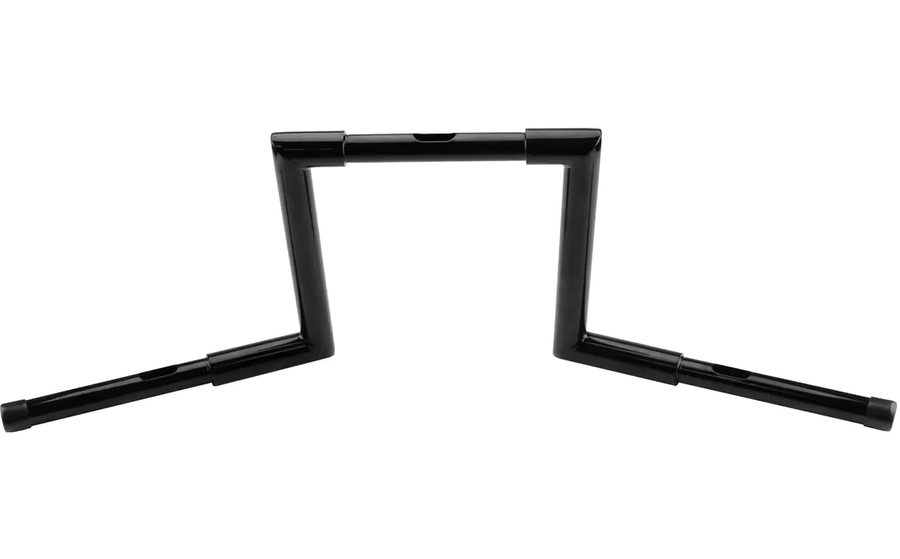 

Gloss Black 8"&10"&12" Rise 1-1/4" Fat Z Handlebar Ape Hanger Bar For Harley Sportster Softail Dyna Fat Street Bob Low Rider
