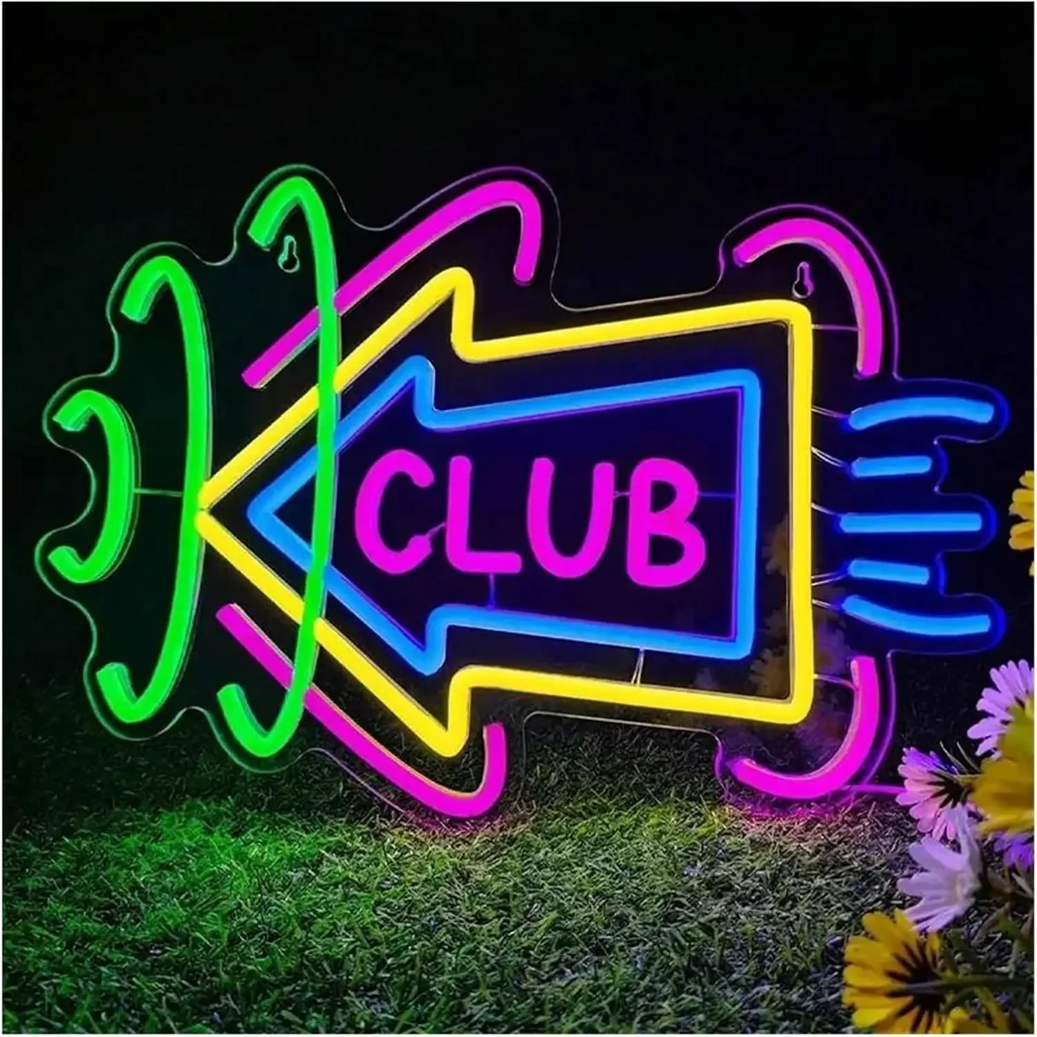 Clube sinal de néon usb regulável led sinal de luz de néon para bebida barra homem caverna quarto hotel loja garagem sala de jogos festa decoração da parede