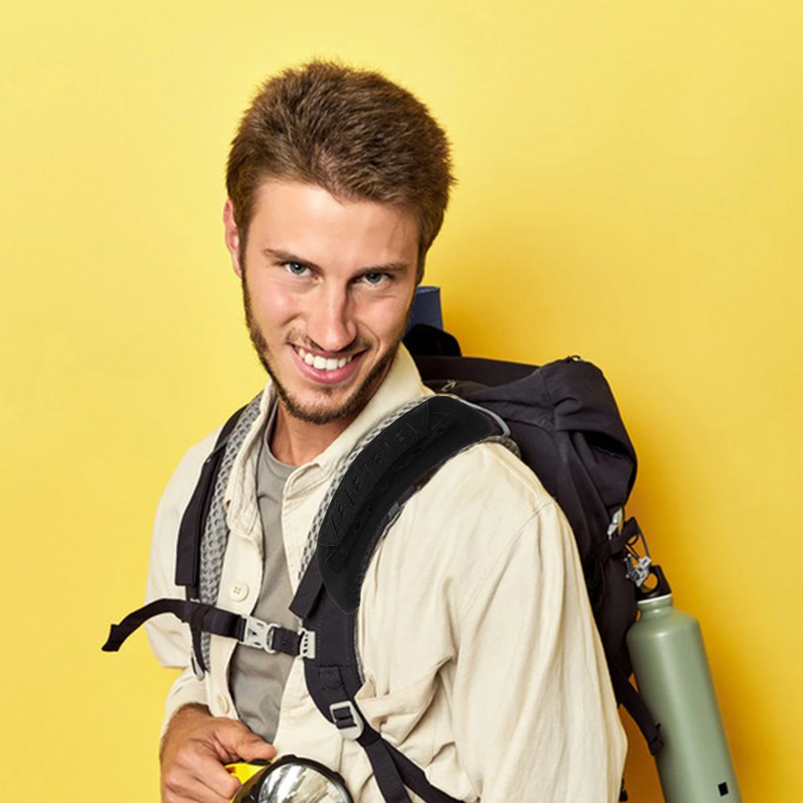 

Breathable Backpack Shoulder Pad Cushion Soft Lightweight Anti- Strap Cover for Outdoor Sports Comfort