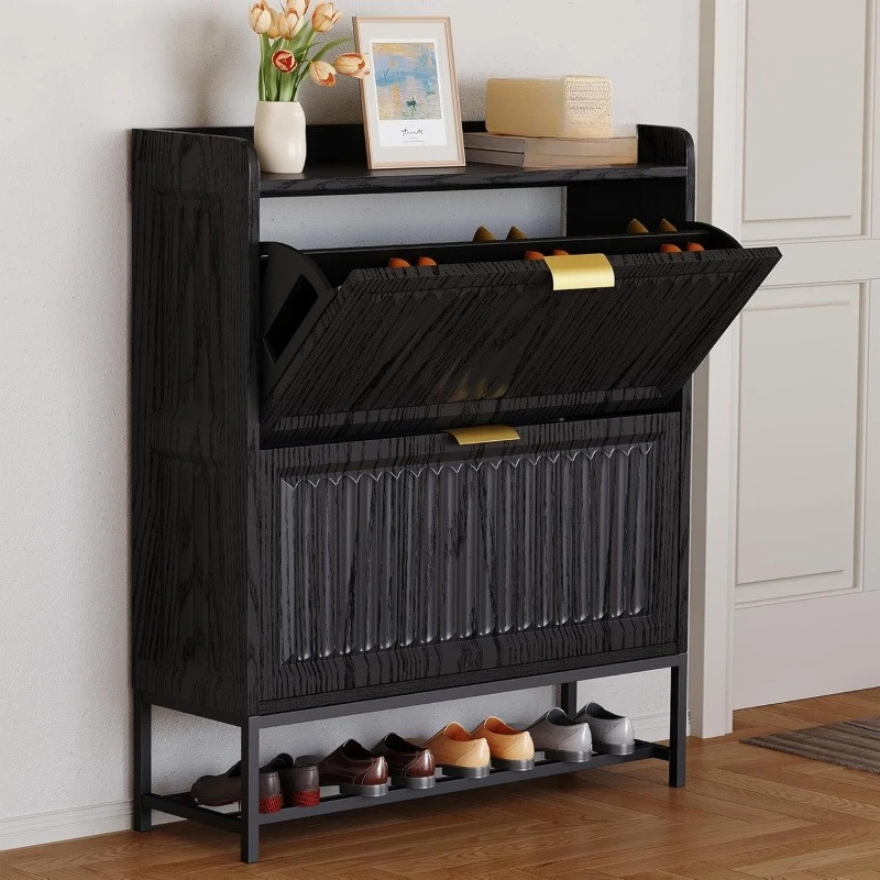 

Shoe cabinet board furniture industrial entrance entrance shoe cabinet household simple door shoe rack