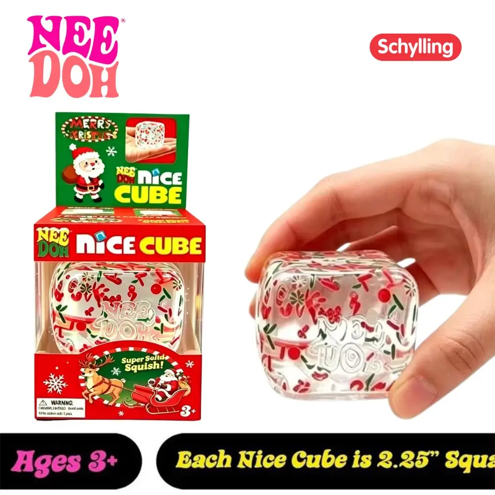 NeeDoh Christmas Halloween Series Products Relieve Stress Toys for Children and Adults Soft Extrusion Fidgety Rubik's Cube Relie