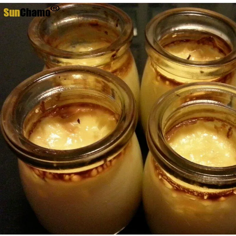 Lead-Free Small Lucky Star Glass Bottle Cork Pudding Gift Wish Yogurt Milk Party Supplies Bottles Candle Jar 7.5*5.5 cm