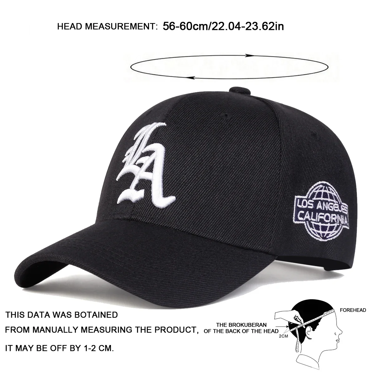 Unisex Personality Letter Embroidery Baseball Caps Spring and Autumn Outdoor Adjustable Casual Hat Hip Hop Hat Sunscreen Hats image 6