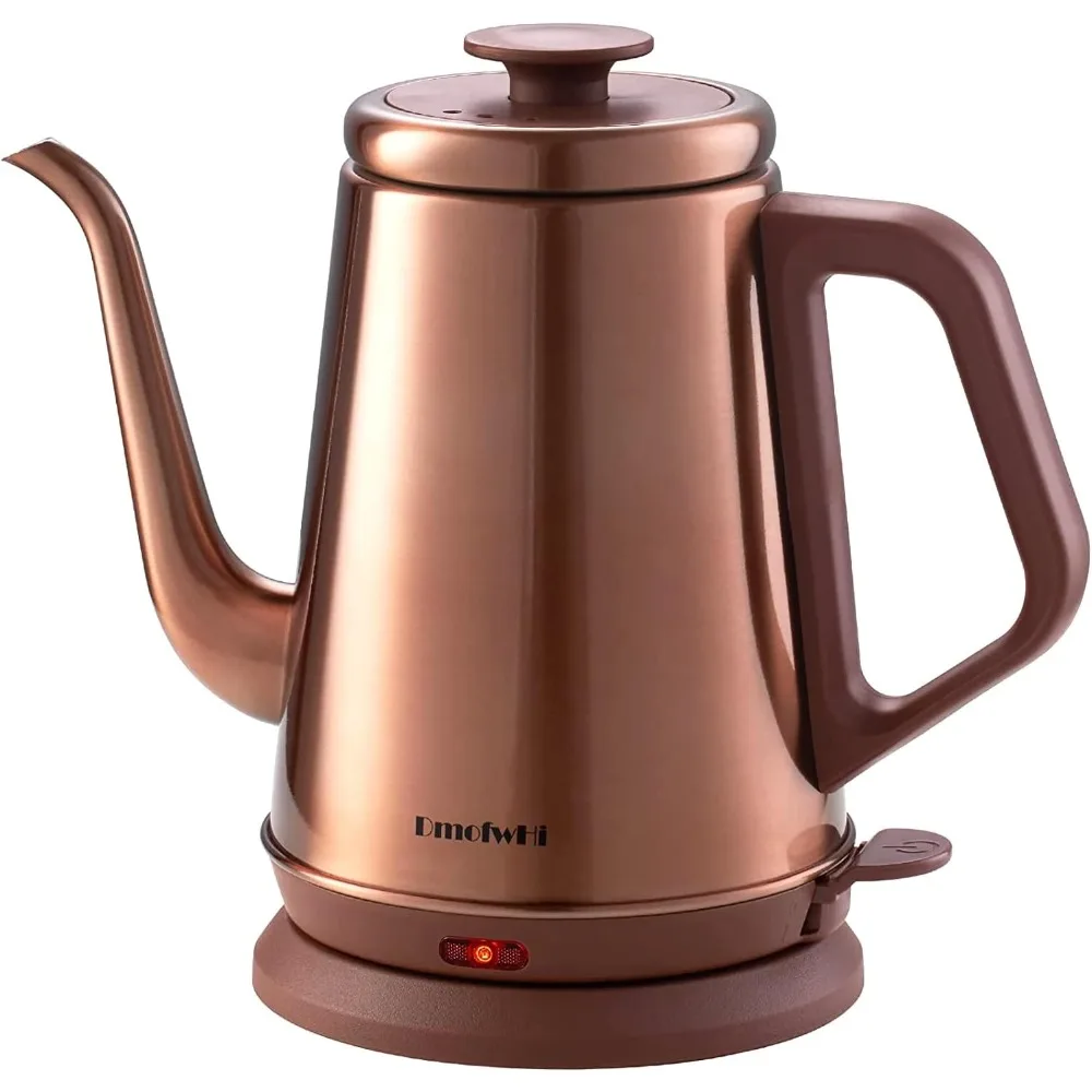 

Gooseneck Electric Kettle with Thermometer,Black Electric Kettle 1L with Auto Shut-Off,1000W Hot Water Kettle of Stainless Steel