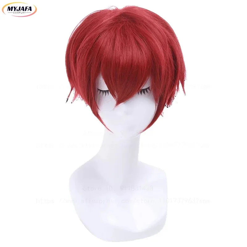 

Новинка 2024 года, аниме 1/2 косплей, Ranma, черные и красные плетеные термостойкие синтетические волосы, вечерние парики для ролевых игр + парик