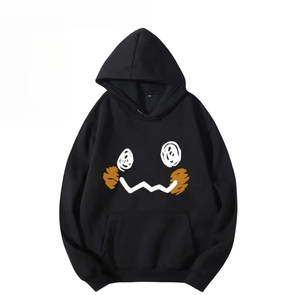 Herren New Pokémon Cute Mimikyu Bedruckter Baumwoll-Hoodie für Männer und Frauen Herbst und Winter Harajuku Trend Loose Casual Sweater Top