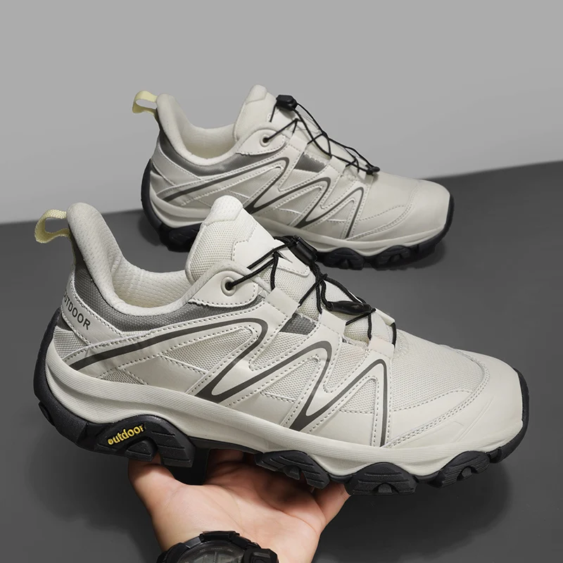 

Hiking Shoes Men Shoes Soft Low-top Comfortable Anti-slip Lightweight Outdoor Flat Breathable Casual Running Shoes Men