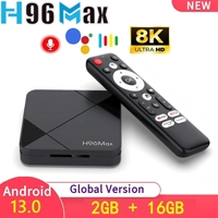 H96 MAX RK3518 Smart TV Box Android 14 ATV TV Box 4K@60fps 100M/LAN Wifi6 BT5.0 Google Voice Assistant Media Player Set Top Box