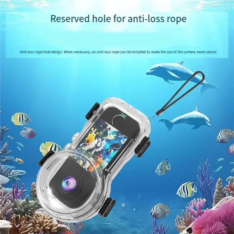 【Shop Now】For X4air Diving Shell Accessory Waterproof Housing Invisible Dive Case For Underwater Protection