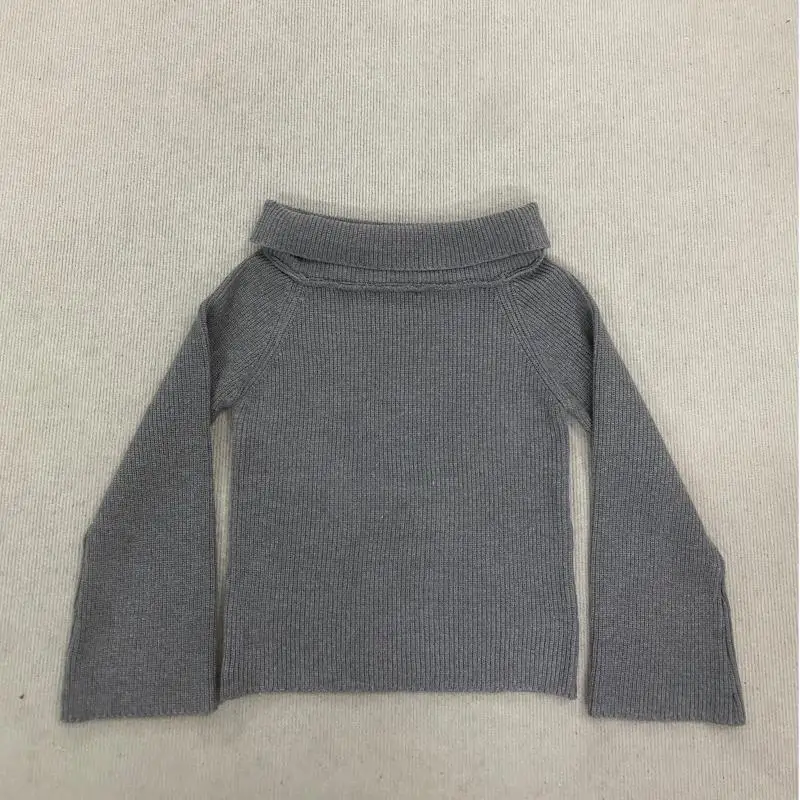 سترة محبوكة على الموضة الجديدة لعام 2025 بكتف واحد للتنحيف y2k على طراز الشارع لبدلة المرأة الدافئة في الخريف والشتاء #5