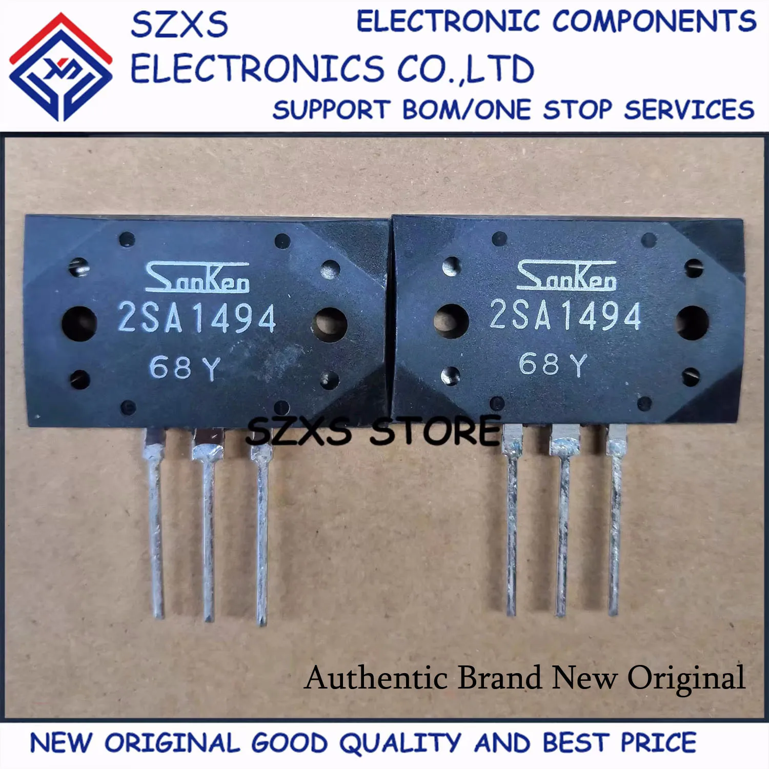 New Original 2Pairs A1494 2SA1494 + C3858 2SC3858 MT-200 Audio Amplifier Transistor Electronic