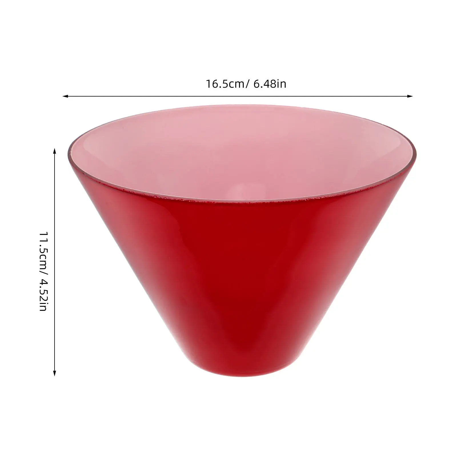Red Glass Lampshade Vintage Lamp Shade Replacement Small Round Retro Pendant Table Lamp Cover 6.48x4.52x4.52in Vintage Ceiling