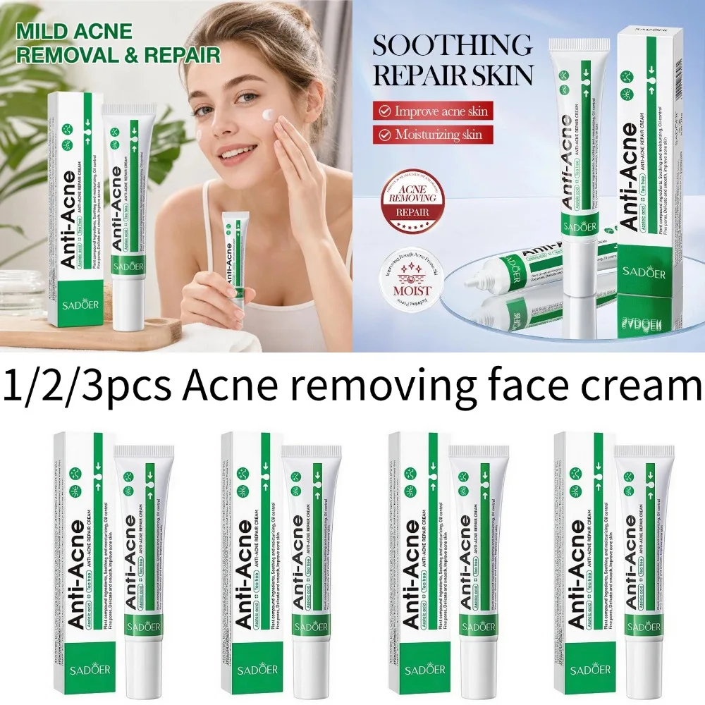 1/2/3pcs Anti Acne Cream Face Brightening Cream Anti Aging Noisturizing Acne Removing Face Cream Smooth Skin Care Product 2026