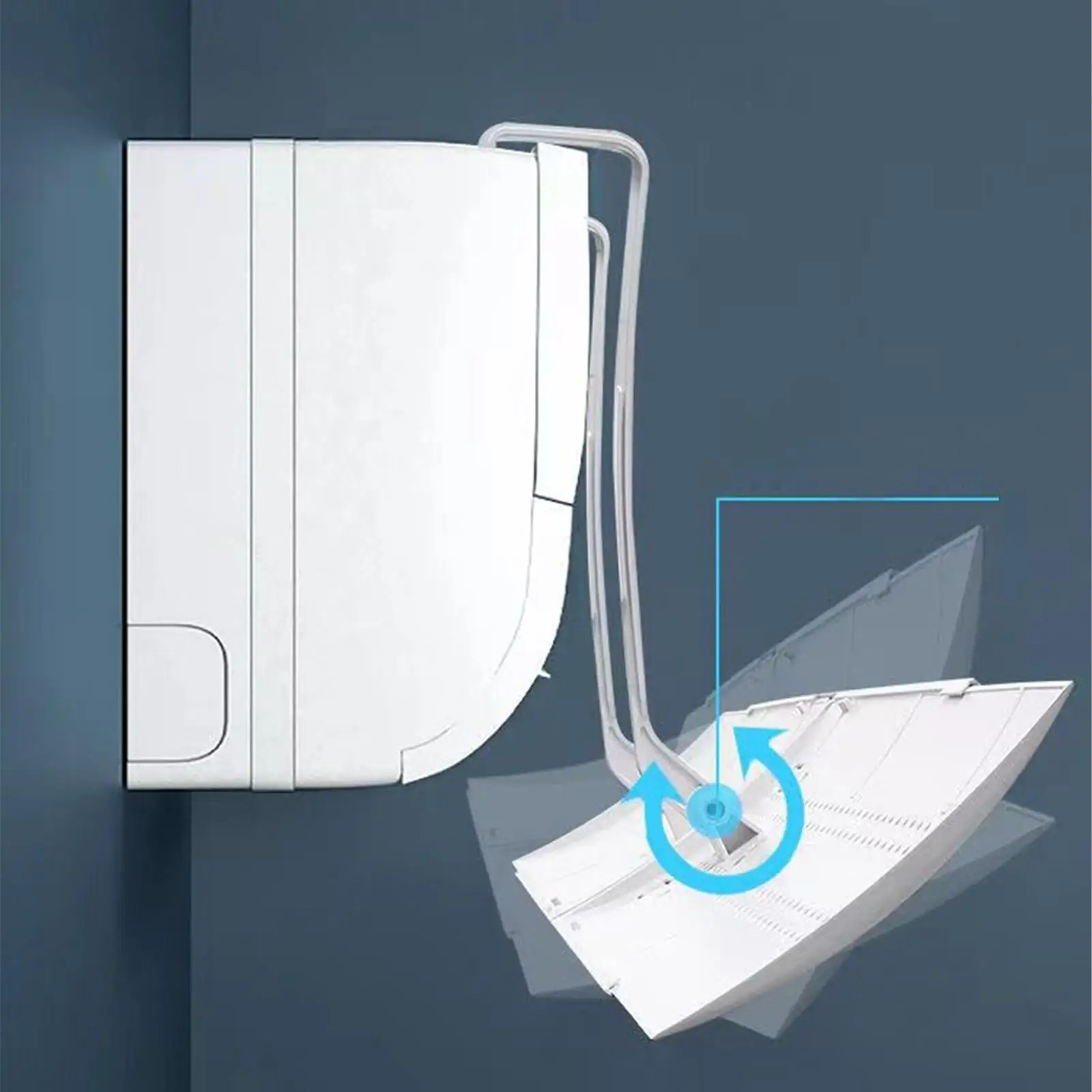 

Дефлектор кондиционера, настенная направляющая, направление ветра с регулируемой перегородкой, защита от прямого обдува для домашней спальни