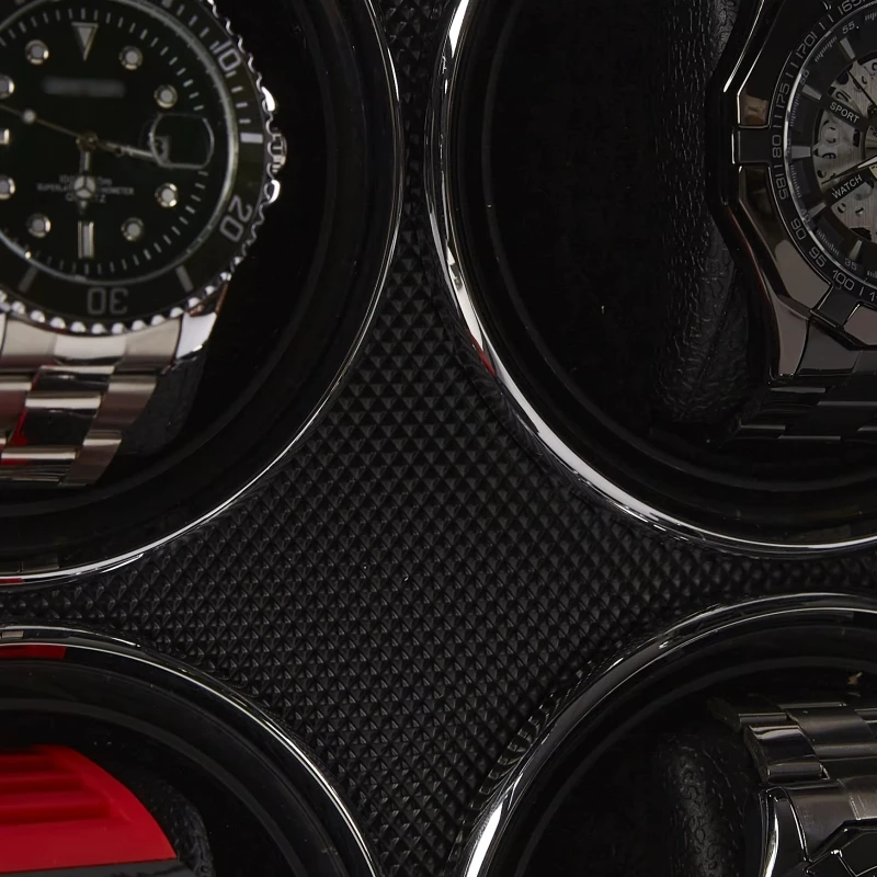 2024 New Embers New Matte Black 1 2 Slots Watch Winder Wooden Shaker Watch Box Automatic Winder Storage Case Mabuchi Motro