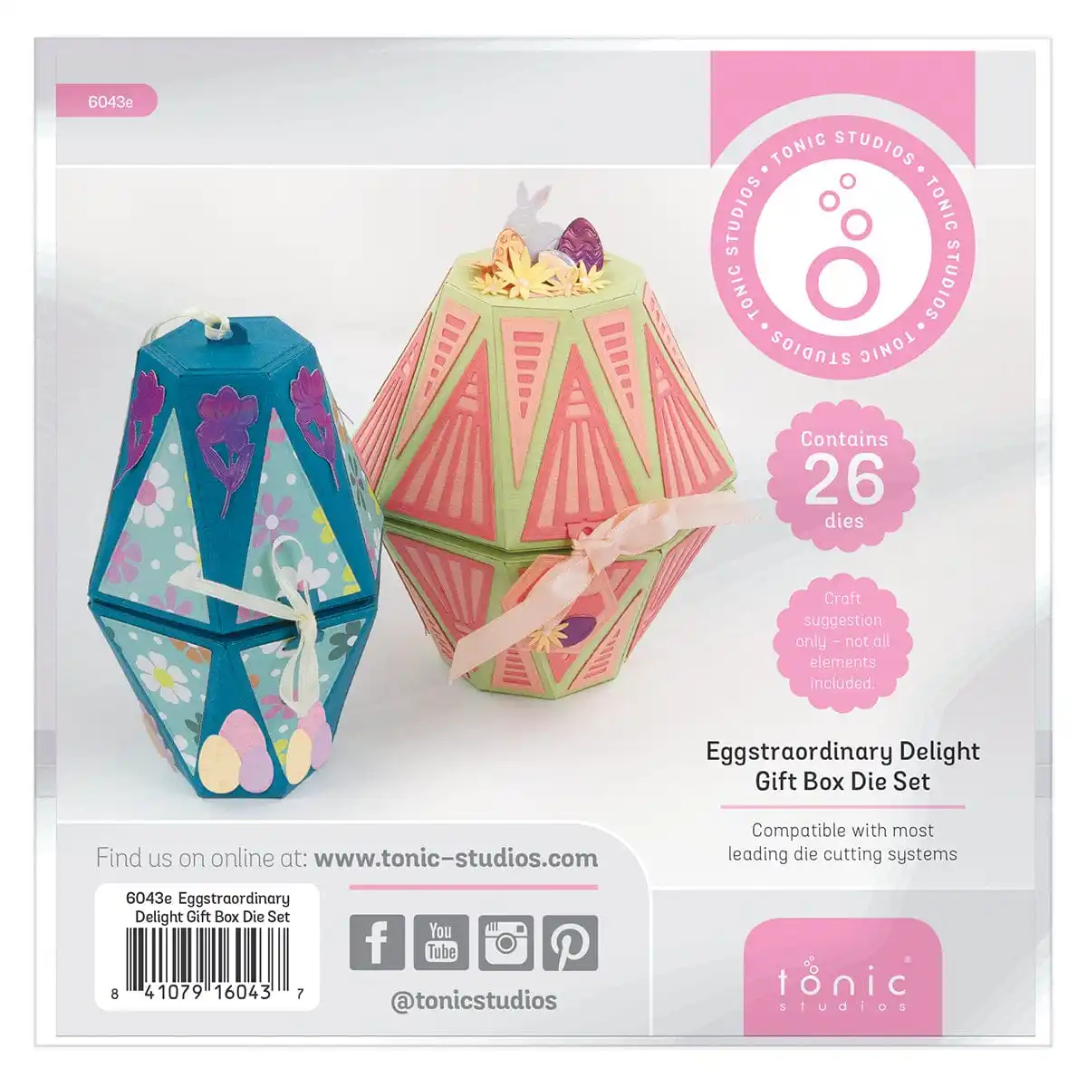 

Eggstraordinary Delight Box Metal Cutting Dies Clear Stamps For DIY Scrapbook Stamps Album Craft Paper Card Decoration Die Cut