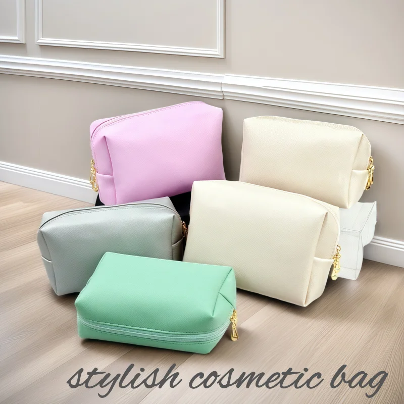 

1pcs PU Leather Portable Toiletry Bags Waterproof Travel Make Up Bags for Women Small Medium Large Cosmetic Organizer Bags