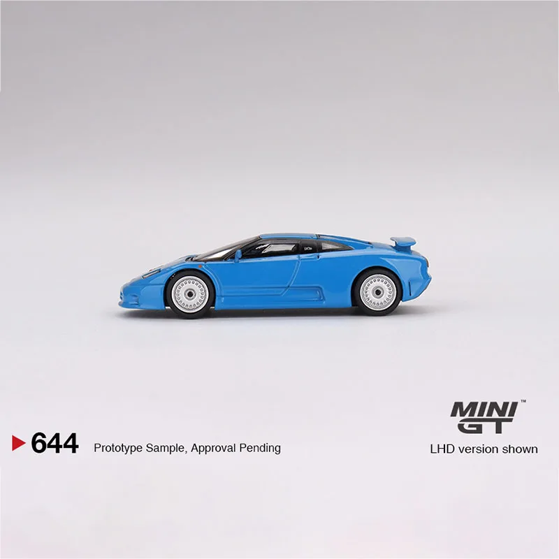 TSM Mini Gt 1/64 Minigt 644 Bugatti EB110 GT Blu Die-cast alloy car model collection