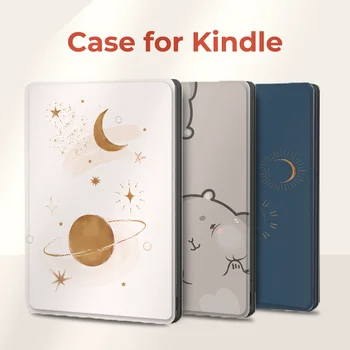 Kindle Paperwhite 12th & 6/7/10/11th および 2024 年のまったく新しい Kindle 11th 用の Twosheep カバー、自動ウェイク保護シェルケース付き