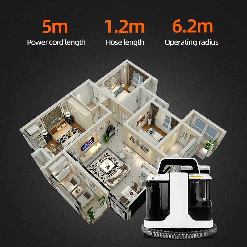 2025 حار بيع آلة تنظيف أريكة النسيج الصغيرة نظيفة في خطوة واحدة فرشاة التنظيف الكهربائية الأجهزة المنزلية الذكية