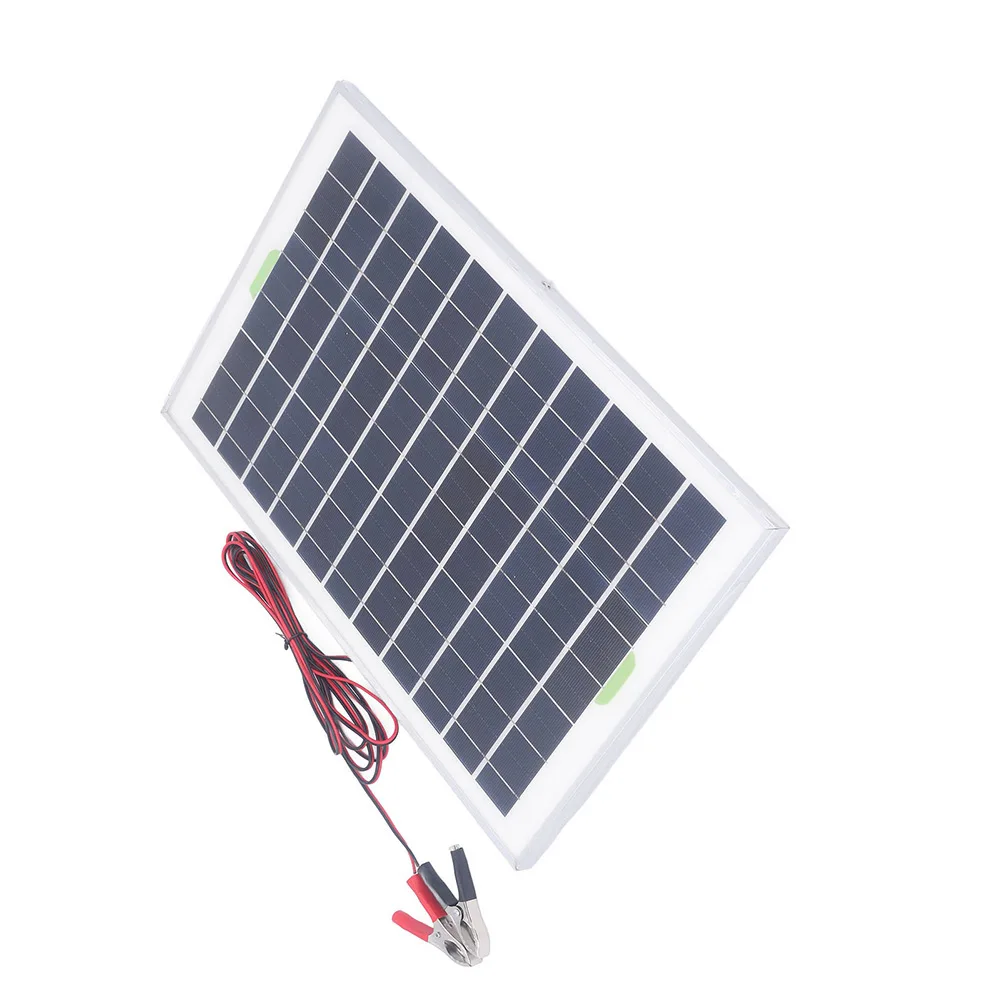 20W 12V Solar Panel Kit with 10A Charge Controller for Off-Grid Applications Including RV Marine and Portable Power Needs