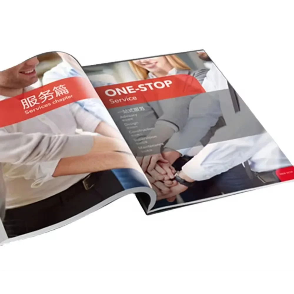 customized magazine catalog brochure printing professional booklet printing