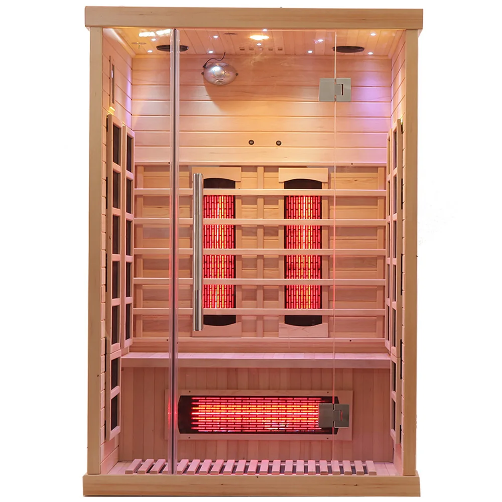 Hemlock/Red Cedar Wood Far Infrared Sauna Room, Affordable Price, Multiple Options