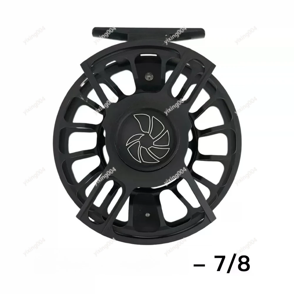 Aluminum Alloy Fly Fishing Reel, Large Arbor Lightweight Fly Reel for Freshwater Stream Angling